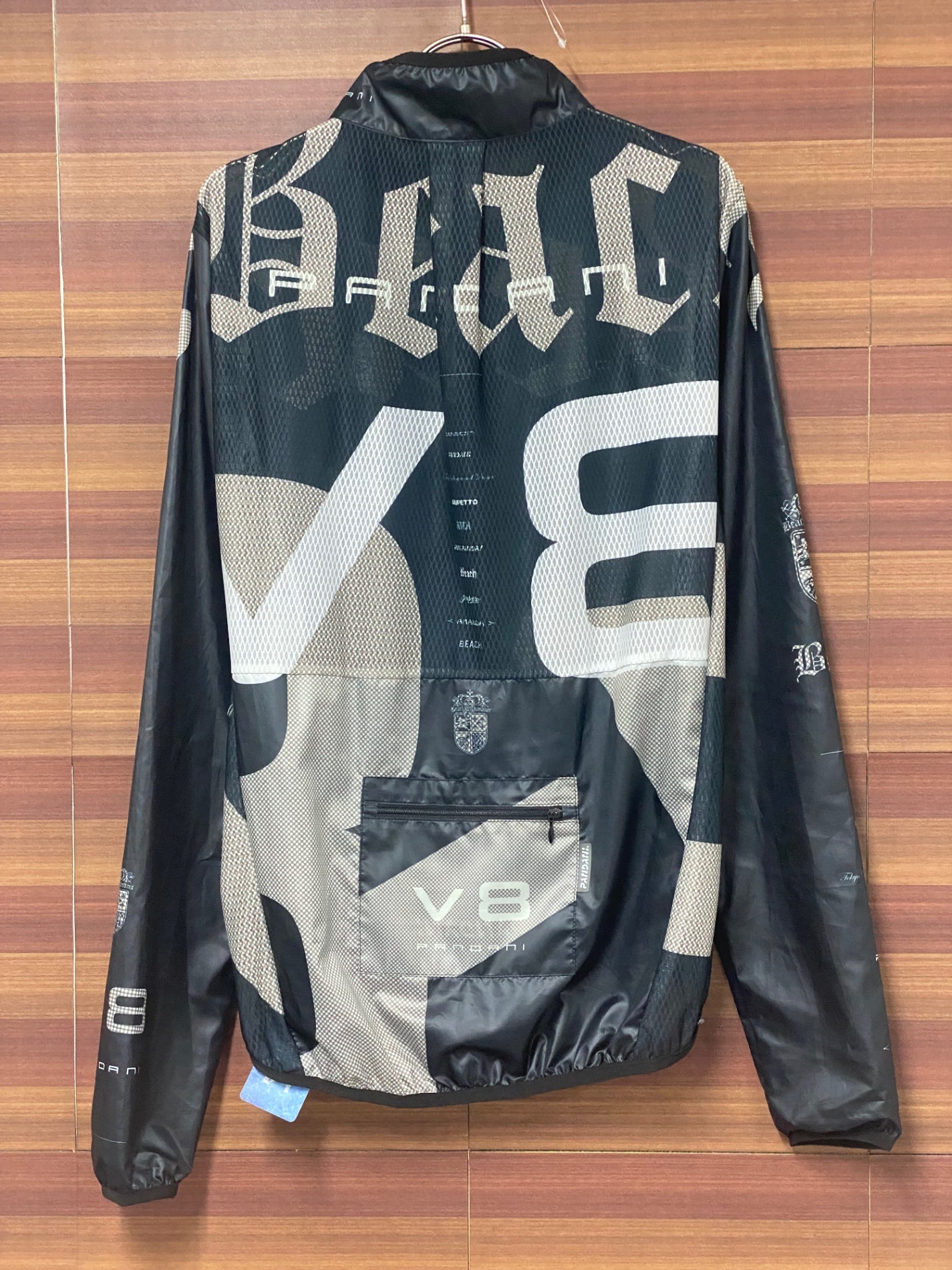 IQ224 パンダーニ PANDANI 長袖 ウィンドブレーカー 黒 M