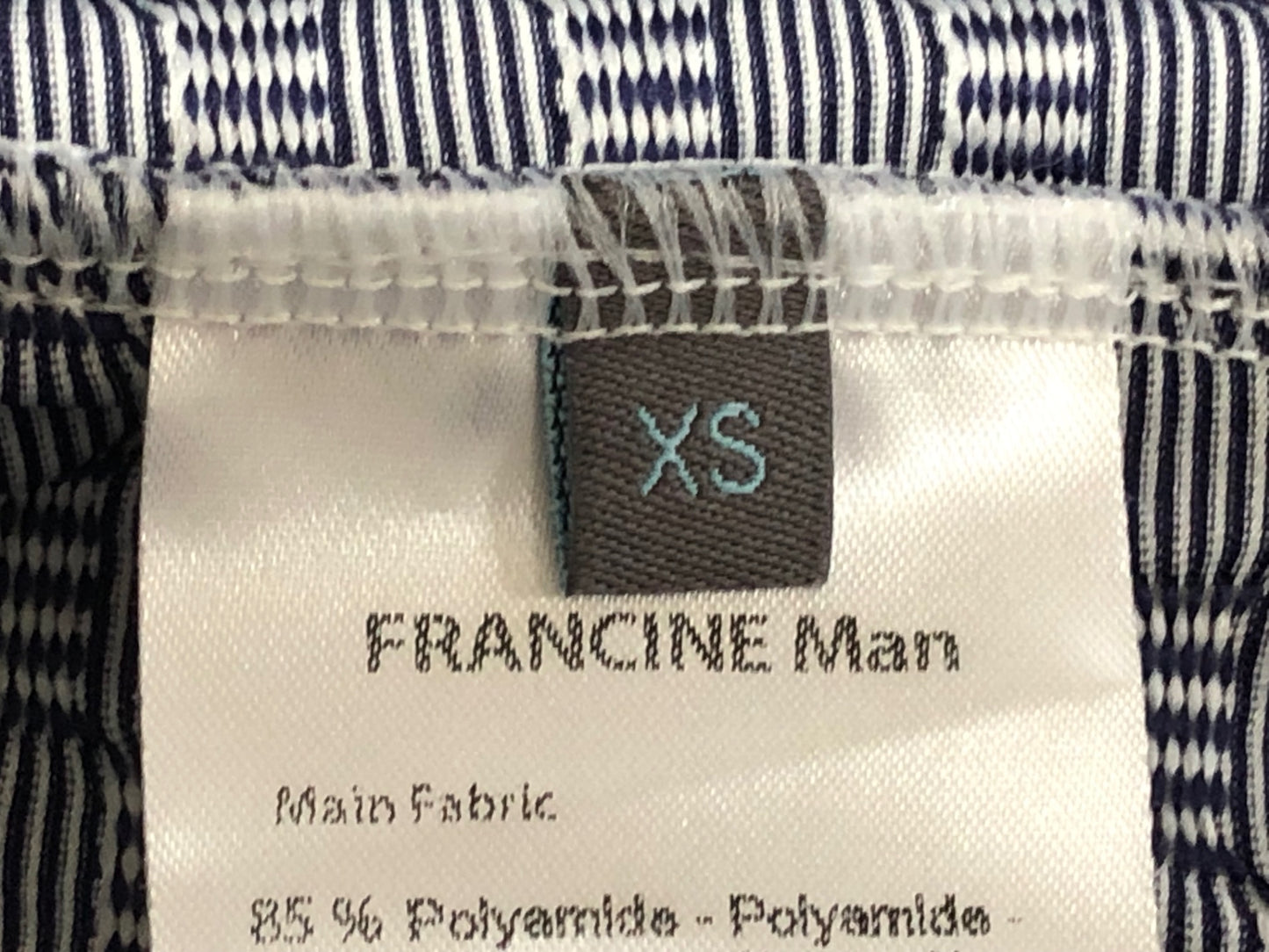 JD100 カフェドシクリステ CAFE DU CYCLISTE FRANCINE Man 半袖 サイクルジャージ 白 紺 XS