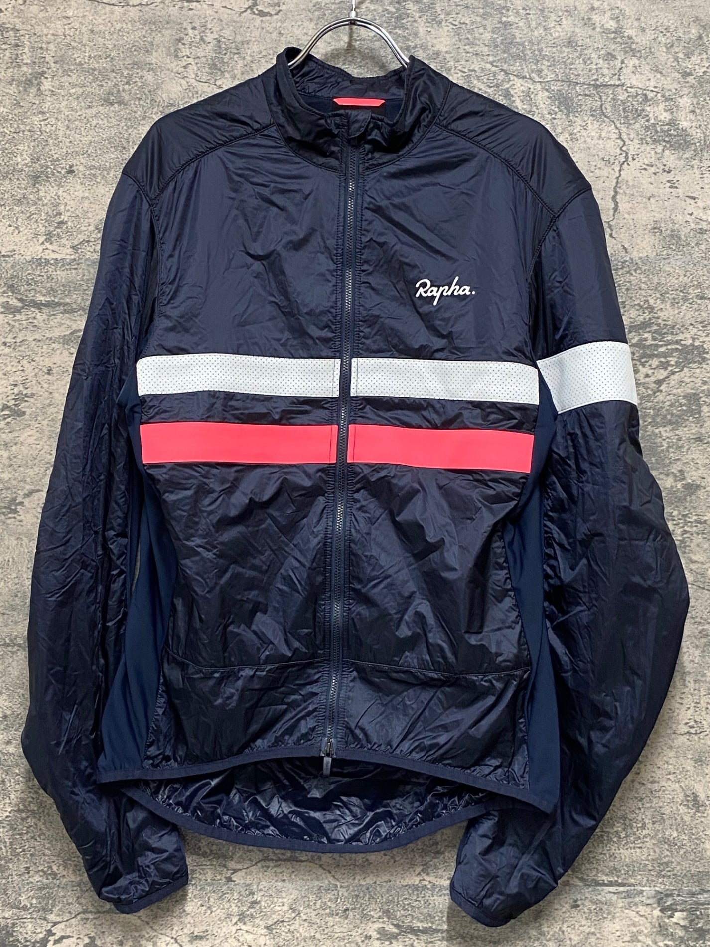 JB006 ラファ Rapha BREVET INSULATED JACKET 長袖 サイクルジャケット 紺 L