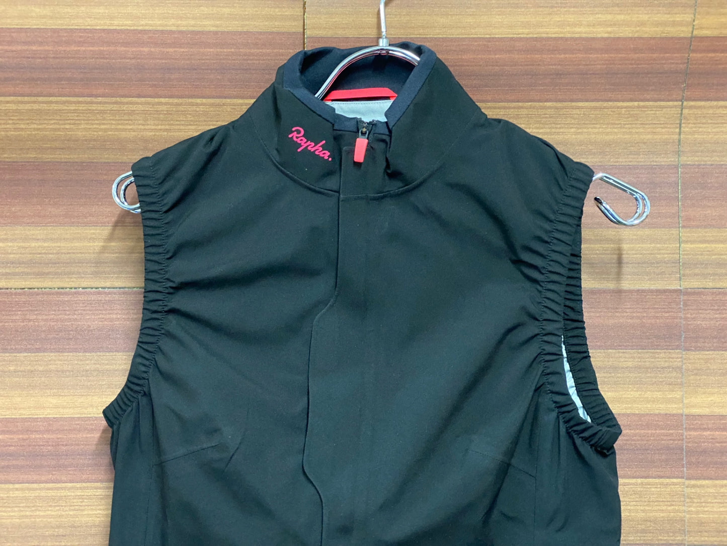 IT921 ラファ Rapha SOUPLESSE RAIN GILET サイクルベスト ジレ 黒 S