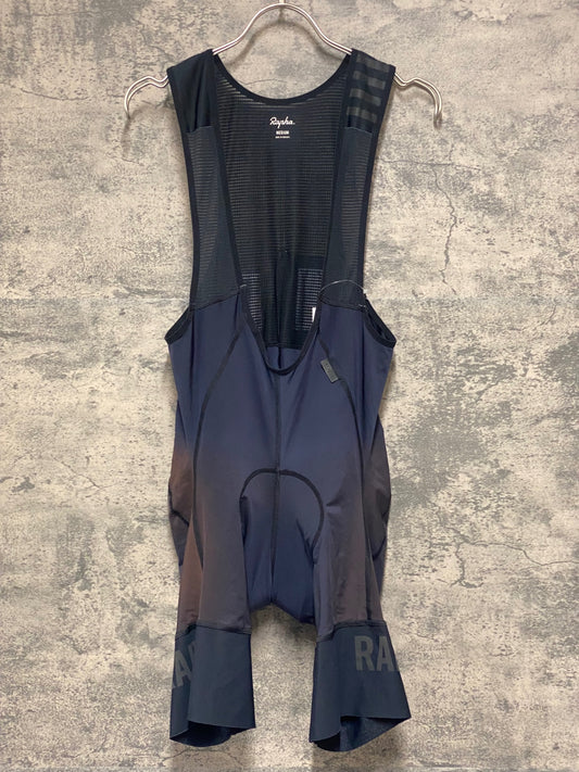 JC599 ラファ Rapha PRO TEAM FLYWEIGHT BIB SHORTS ビブショーツ 紺 M ※色褪せ