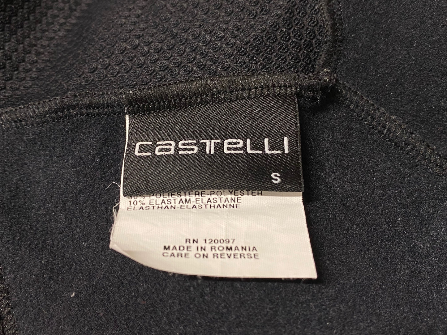 IK402 カステリ CASTELLI ビブタイツ 黒 赤 S