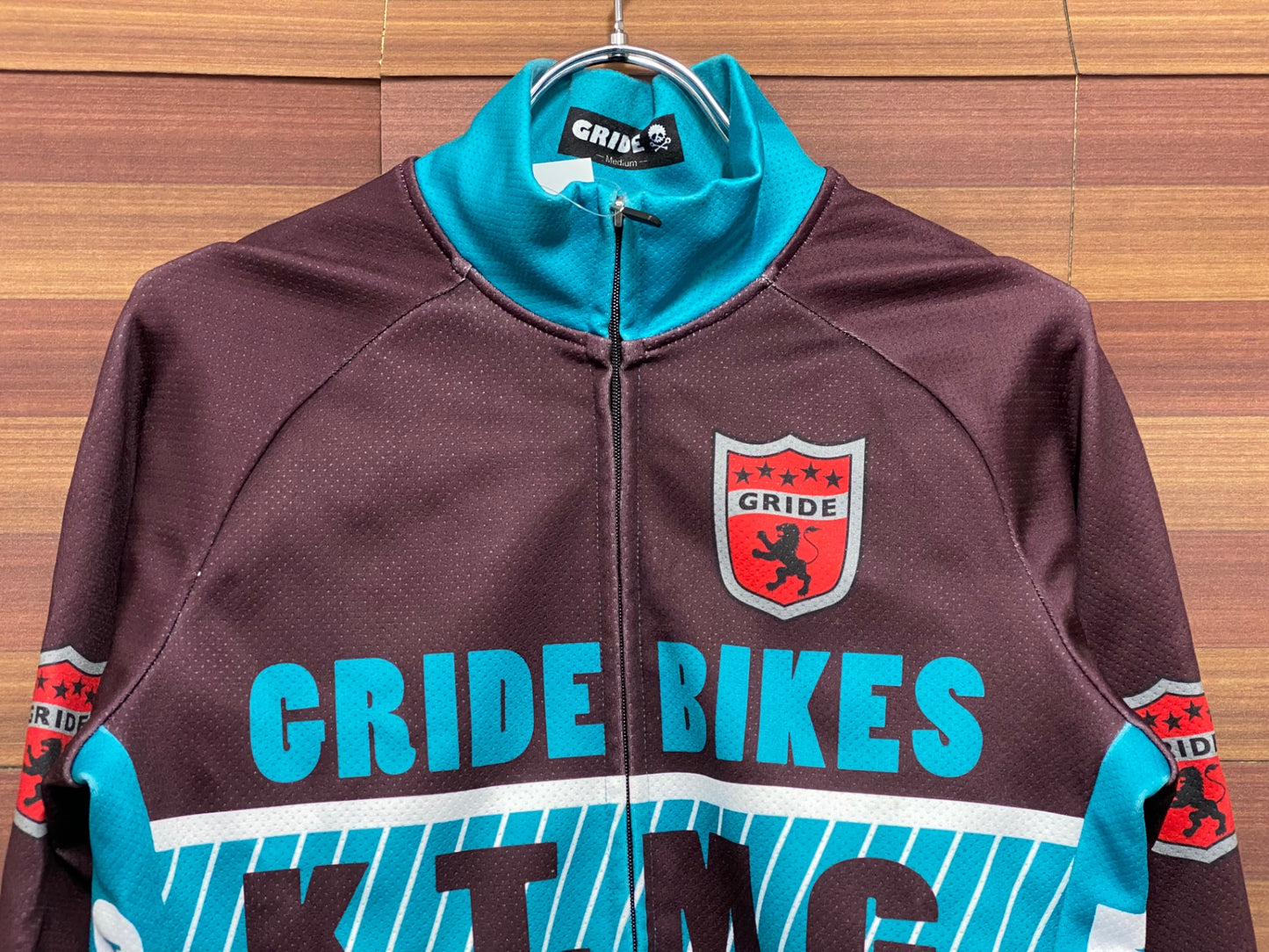 IS416 グライド GRIDE 長袖 サイクルジャケット 黒 M 裏起毛