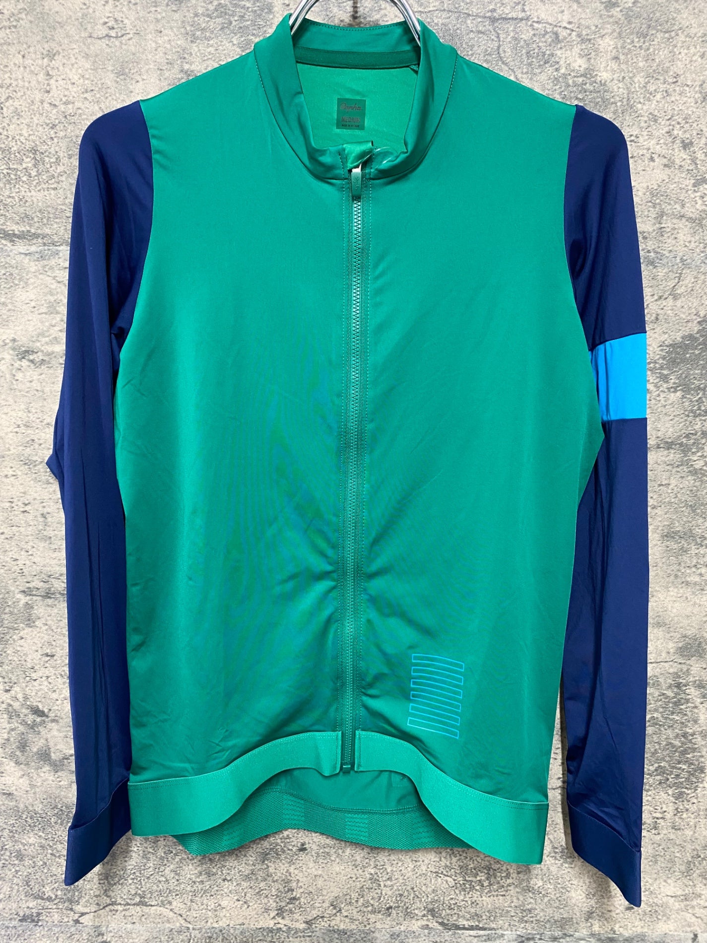 IX582 ラファ RAPHA PRO TEAM LONG SLEEVE TRAINING JERSEY 長袖 サイクルジャージ 緑 M