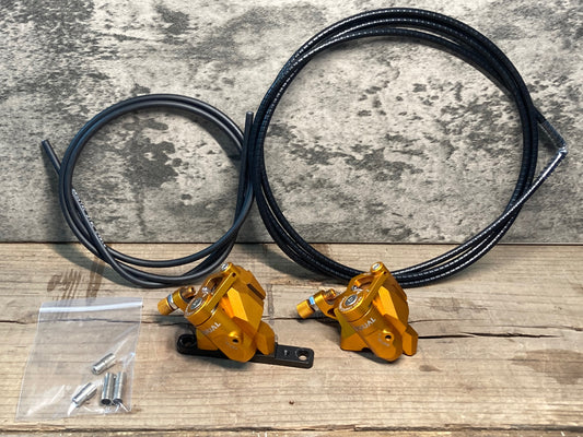 IO668 グロータック GROWTACH イコール EQUAL ディスクブレーキ キャリパー 機械式 ゴールド