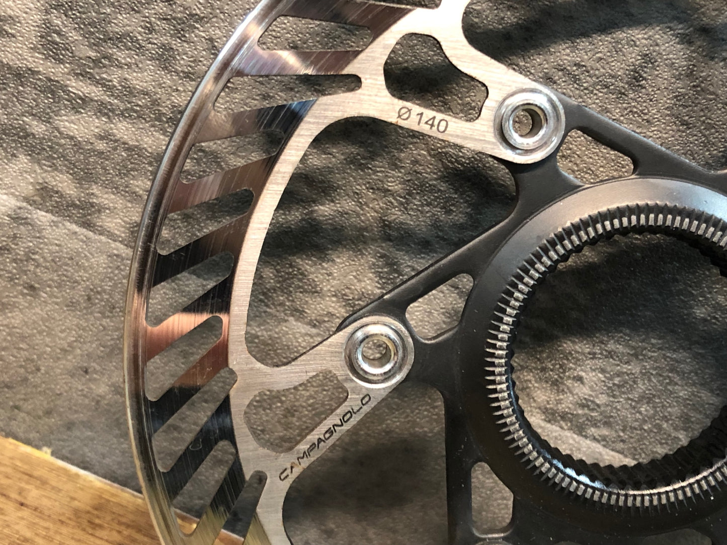 IX491 カンパニョーロ CAMPAGNOLO ディスクローター Φ160 Φ140 2枚セット 板厚1.7mm/1.7mm