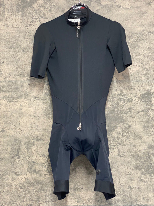 IZ187 アソス assos EQUIPE RS PROF BLALCK 半袖 ワンピース スキンスーツ 黒 S