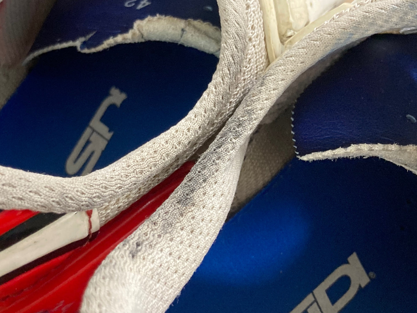 IY969 シディ SIDI Five Fit ビンディングシューズ 白 青 EU42 SPD-SL
