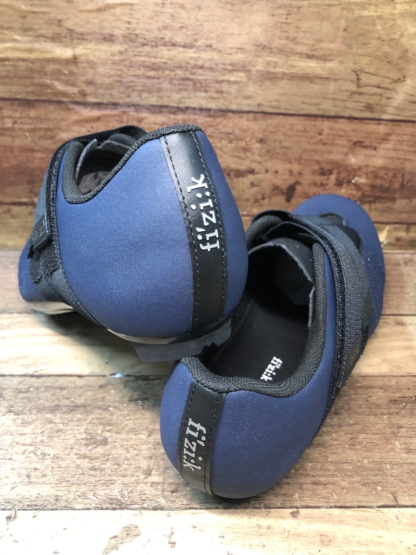 IN217 フィジーク fizik TEMPO POWERSTRAP R5 Shoes ビンディングシューズ 紺 黒 EU42.5 SPD-SL