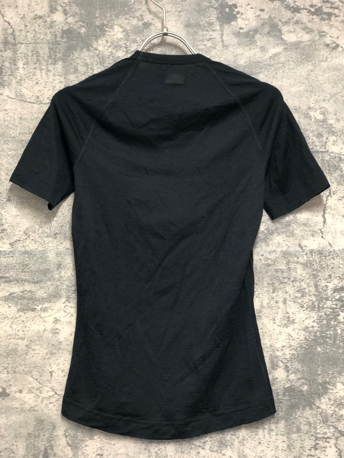 IS759 ラファ Rapha MERINO BASE LAYER 半袖 ベースレイヤー 黒 XXS