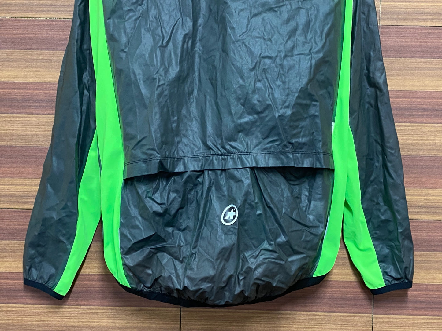 IN938 アソス assos MILLE GT Clima Jacket EVO 長袖 ウィンドブレーカー グレー 黄緑 S