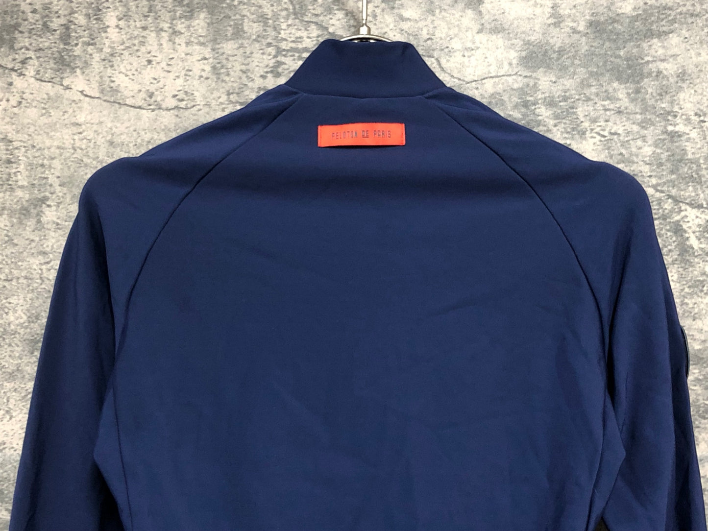 IY193 プロトンドパリ Peloton de Paris Atlas Jersey 長袖 サイクルジャージ 濃紺 XS 裏起毛