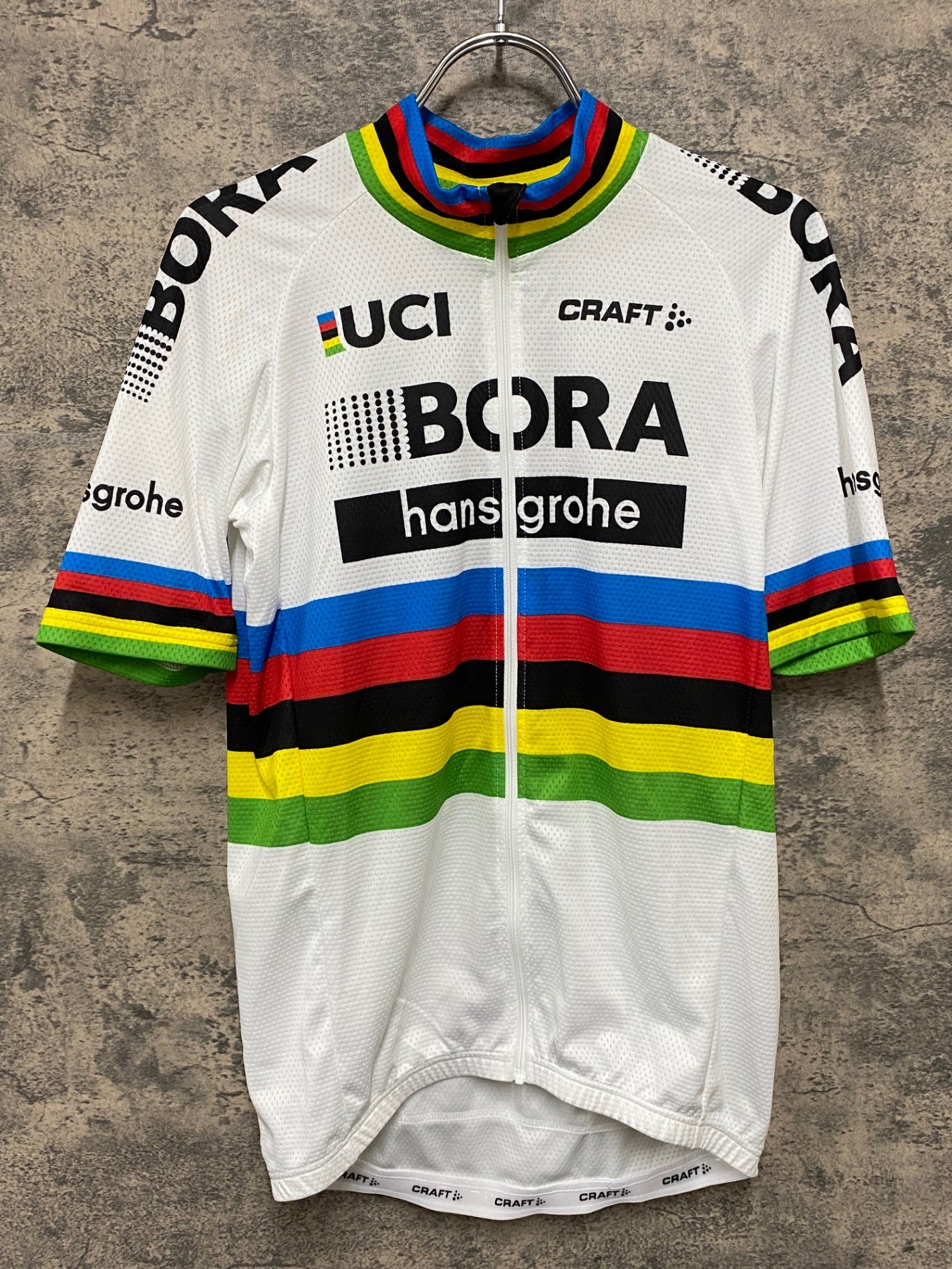 JA300 クラフト CRAFT 半袖 サイクルジャージ 白 S BORA hansgrohe