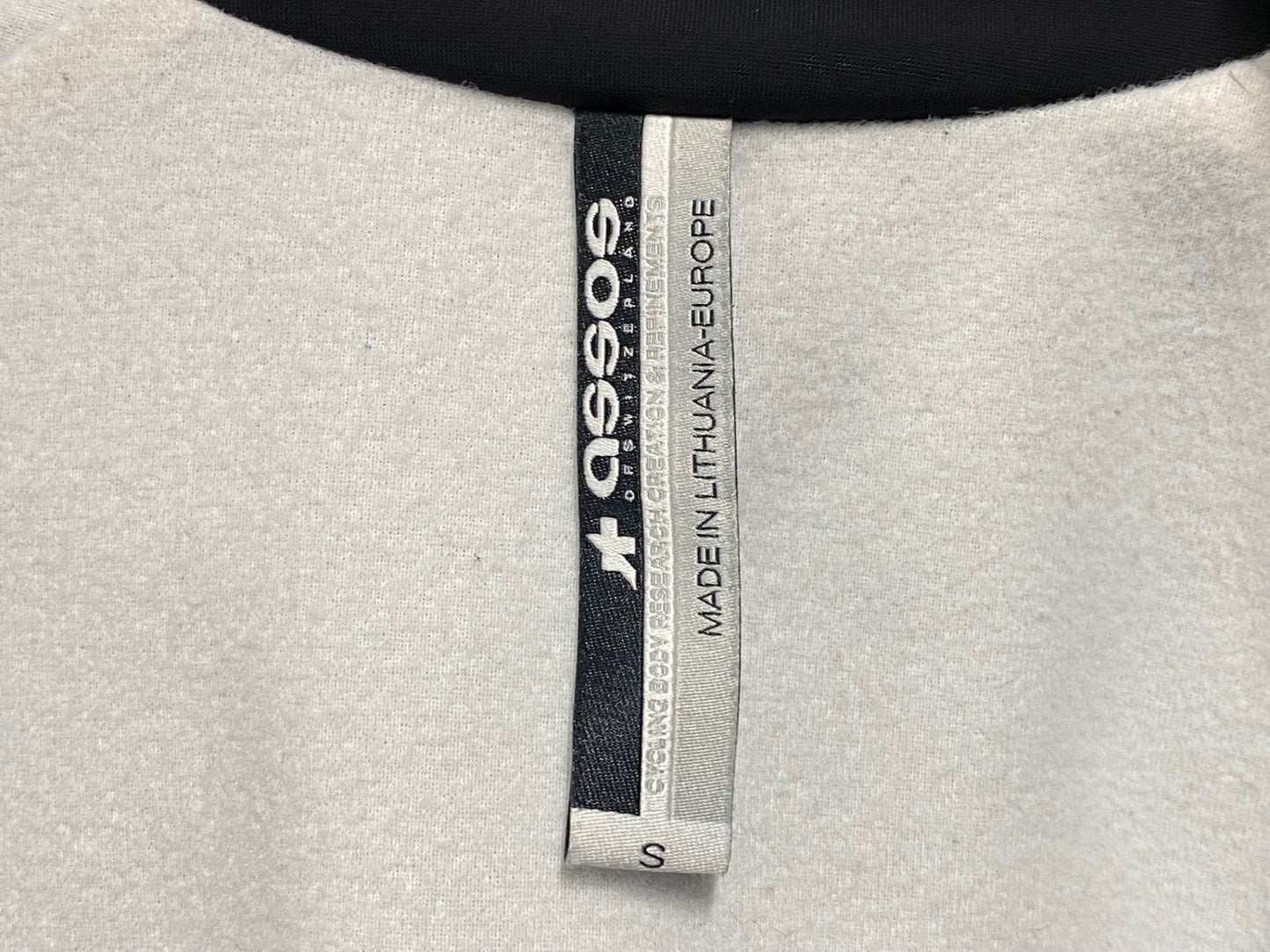 IU081 アソス assos MILLE JACKET EVO7 長袖 サイクルジャケット 黒 S 裏起毛