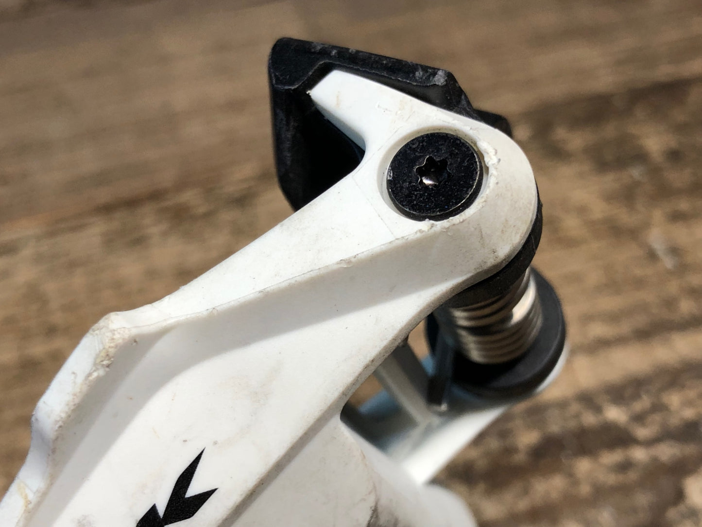 IZ666 ルック LOOK ケオ KEO2 MAX ビンディングペダル クロモリシャフト 白