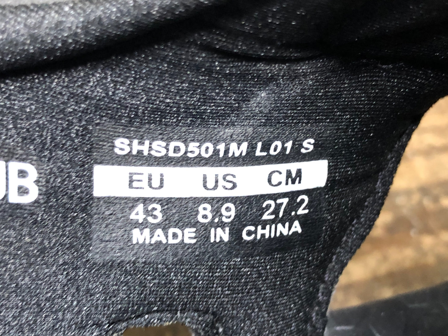 IY838 シマノ SHIMANO SH-SD 501M ビンディングシューズ サンダル EU43 黒 SPD