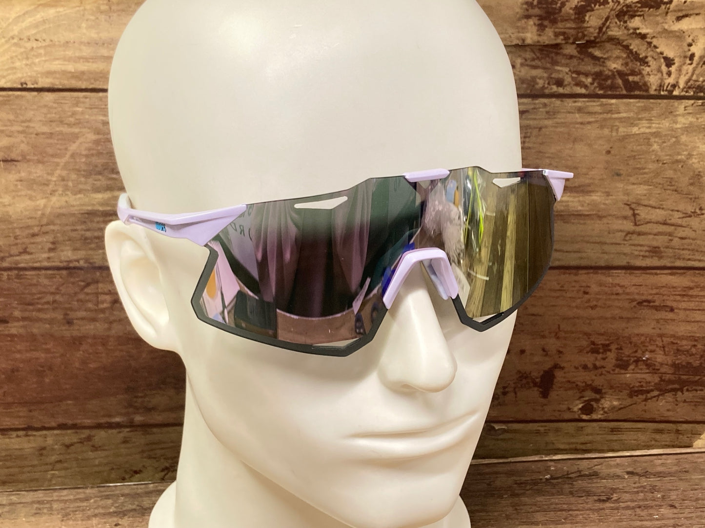 IL290 100％ ハイパークラフト HYPERCRAFT アイウェア サングラス 薄紫 HYPER Lavender Mirror Lens クリアレンズ付属