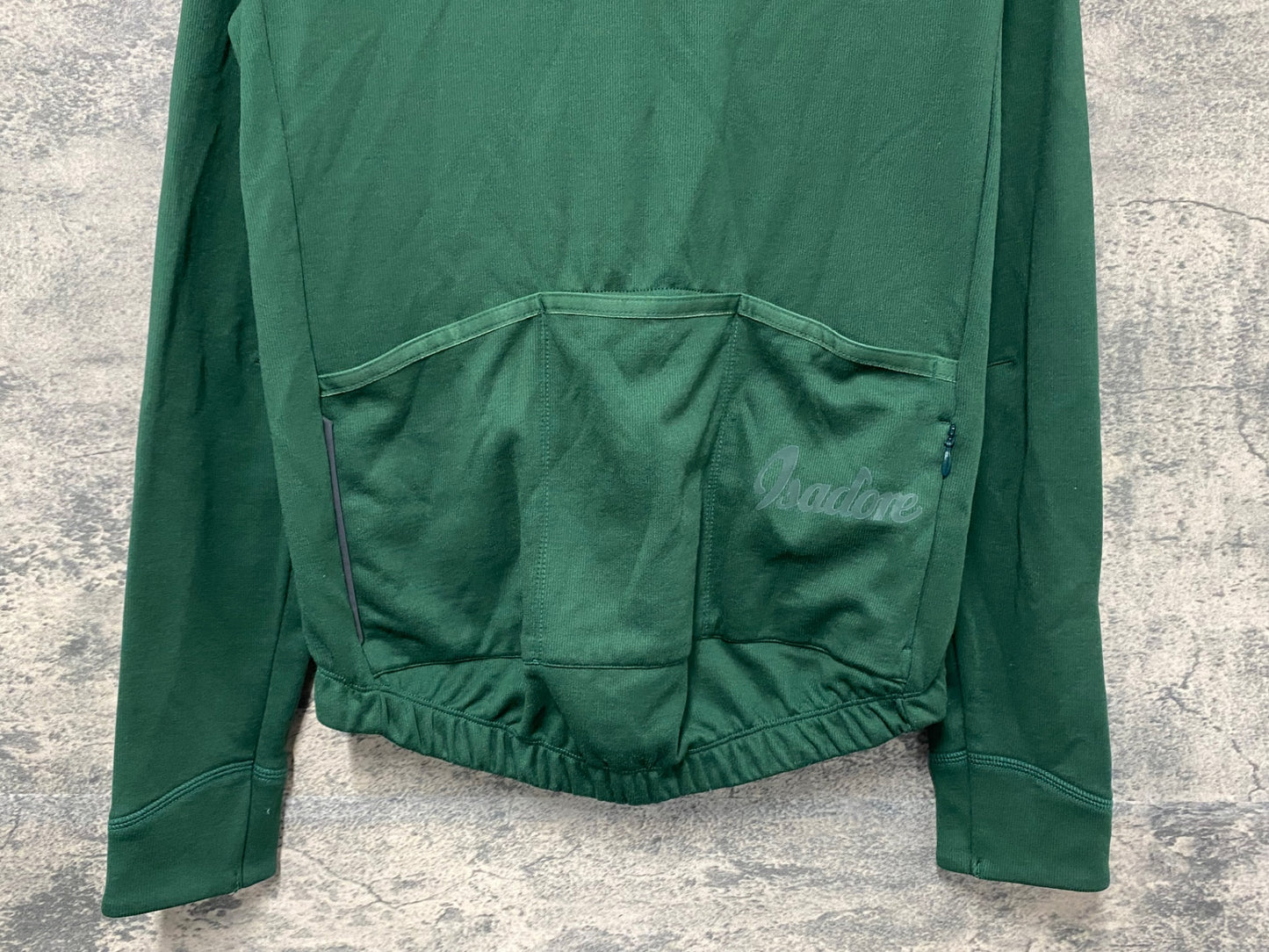 JA440 イザドア Isadore 長袖 サイクルジャージ 緑 L 裏起毛