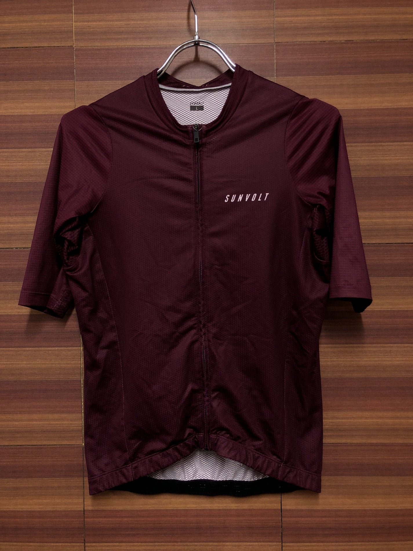 IH314 サンボルト SUNVOLT 半袖 サイクルジャージ バーガンディ L