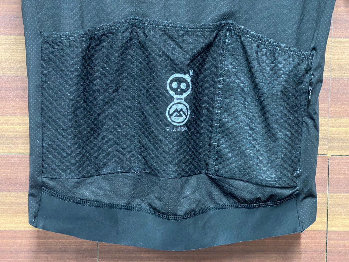 IT910 スカルモントン SKULL MONTON 半袖 サイクルジャージ 黒 M