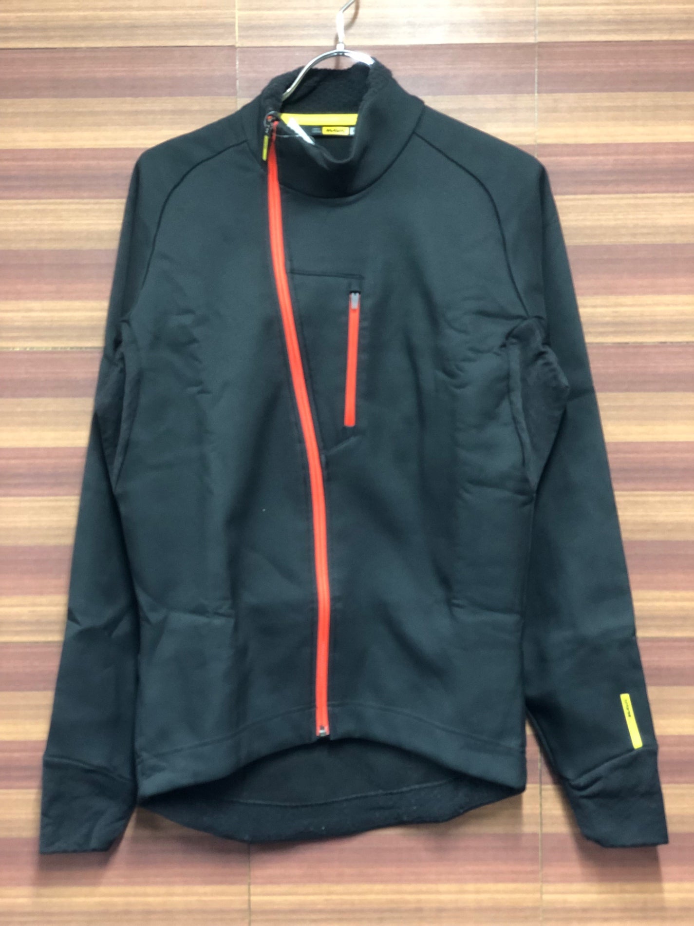 IM973 マヴィック MAVIC 長袖 サイクルジャケット 黒 S 裏起毛