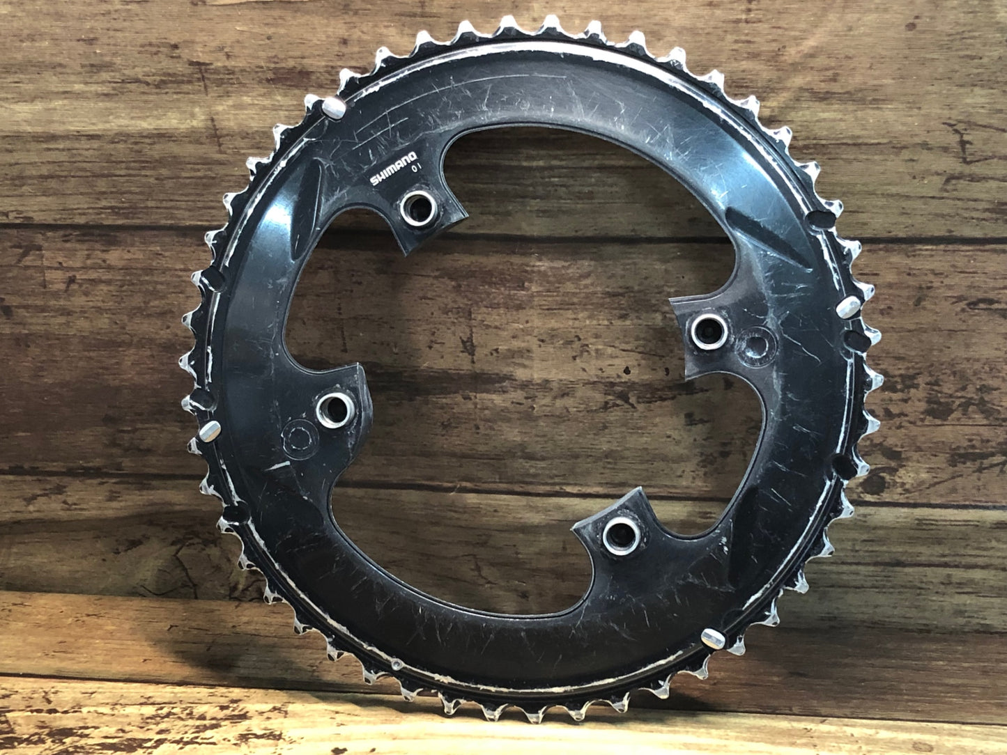 IM585 シマノ SHIMANO デュラエース DURA-ACE アウターチェーンリング 50T ※摩耗大 ジャンク