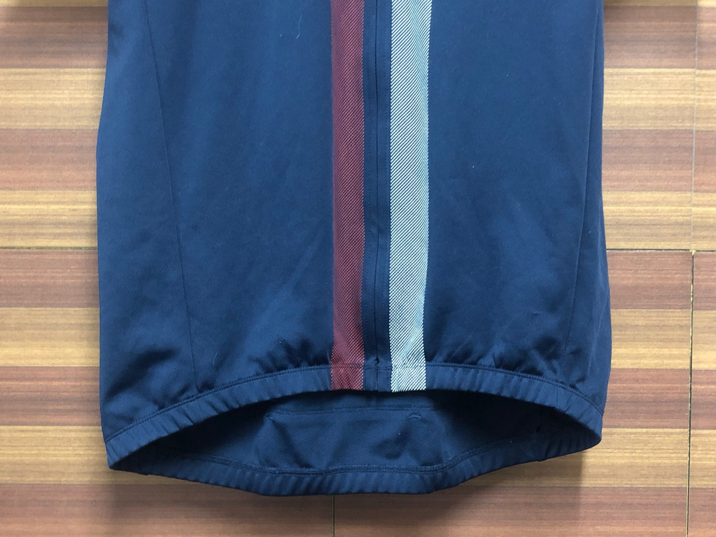 IO088 ルコックスポルティフ le coq sportif 半袖 サイクルジャージ 紺 赤 O