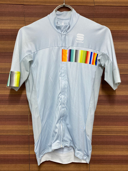 IN527 スポーツフル Sportful 半袖 サイクルジャージ 水色 S
