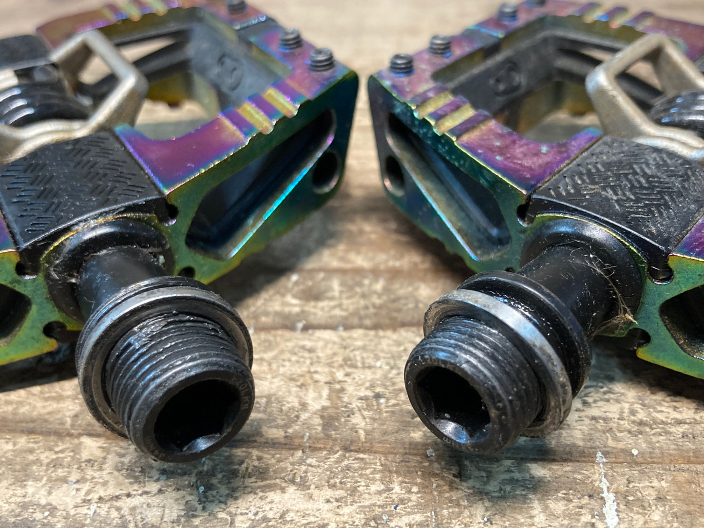 IW641 クランクブラザーズ CRANK BROTHERS MALLET E LS ビンディングペダル オイルスリック