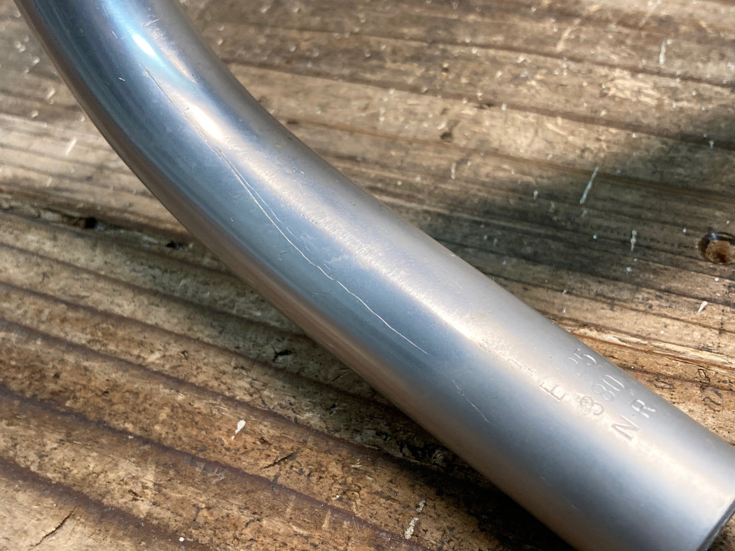 IP830 日東 NITTO NJS B125 ドロップハンドル スチール Φ25.4 エンドC-C380mm NJS