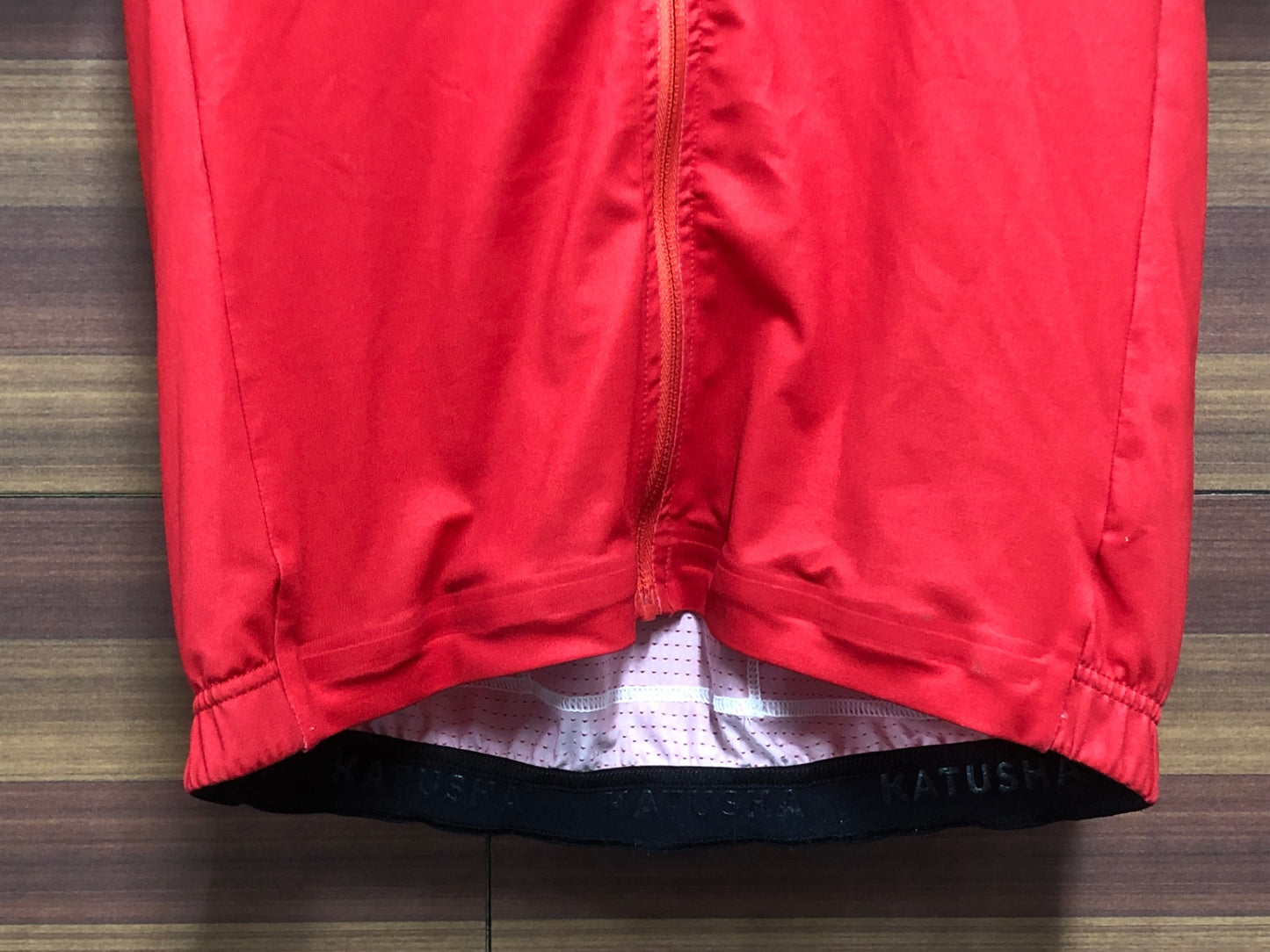 IN882 カチューシャ KATUSHA 半袖 サイクルジャージ 赤 M