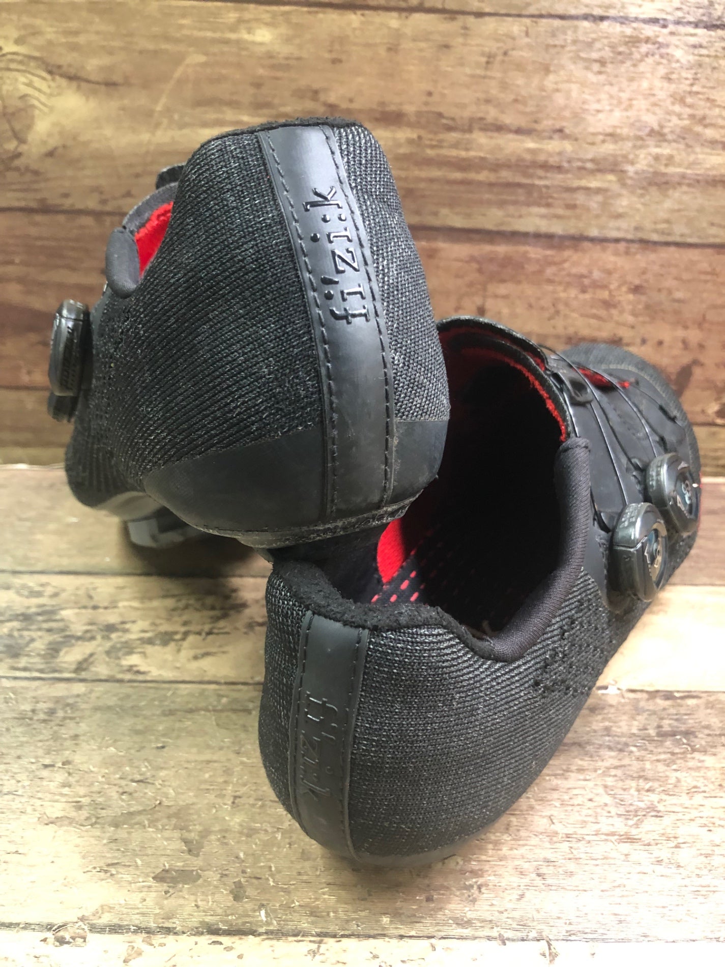 II501 フィジーク fizik インフィニート INFINITO R1 ニット ビンディングシューズ 黒 EU42.5 ソール傷