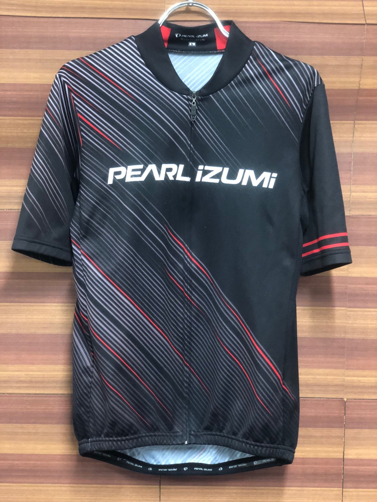 IO715 パールイズミ PEARL iZUMi 半袖 サイクルジャージ 黒 L