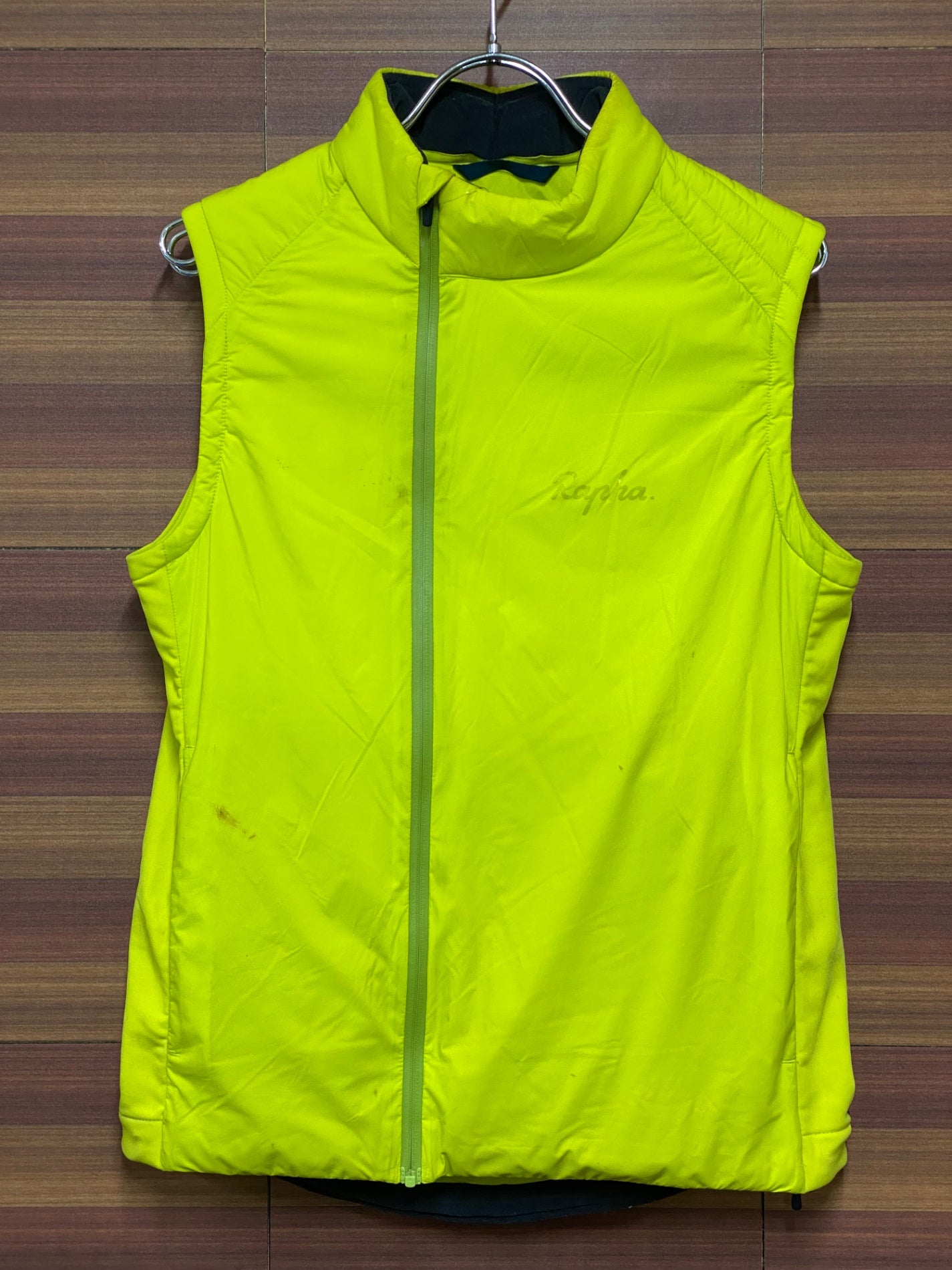 II630 ラファ Rapha TRANSFER GILET ジレ ダウンベスト 黄 S