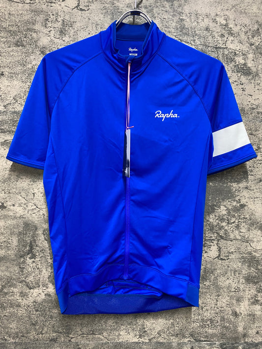 IY746 ラファ Rapha CORE JERSEY 半袖 サイクルジャージ 青 M