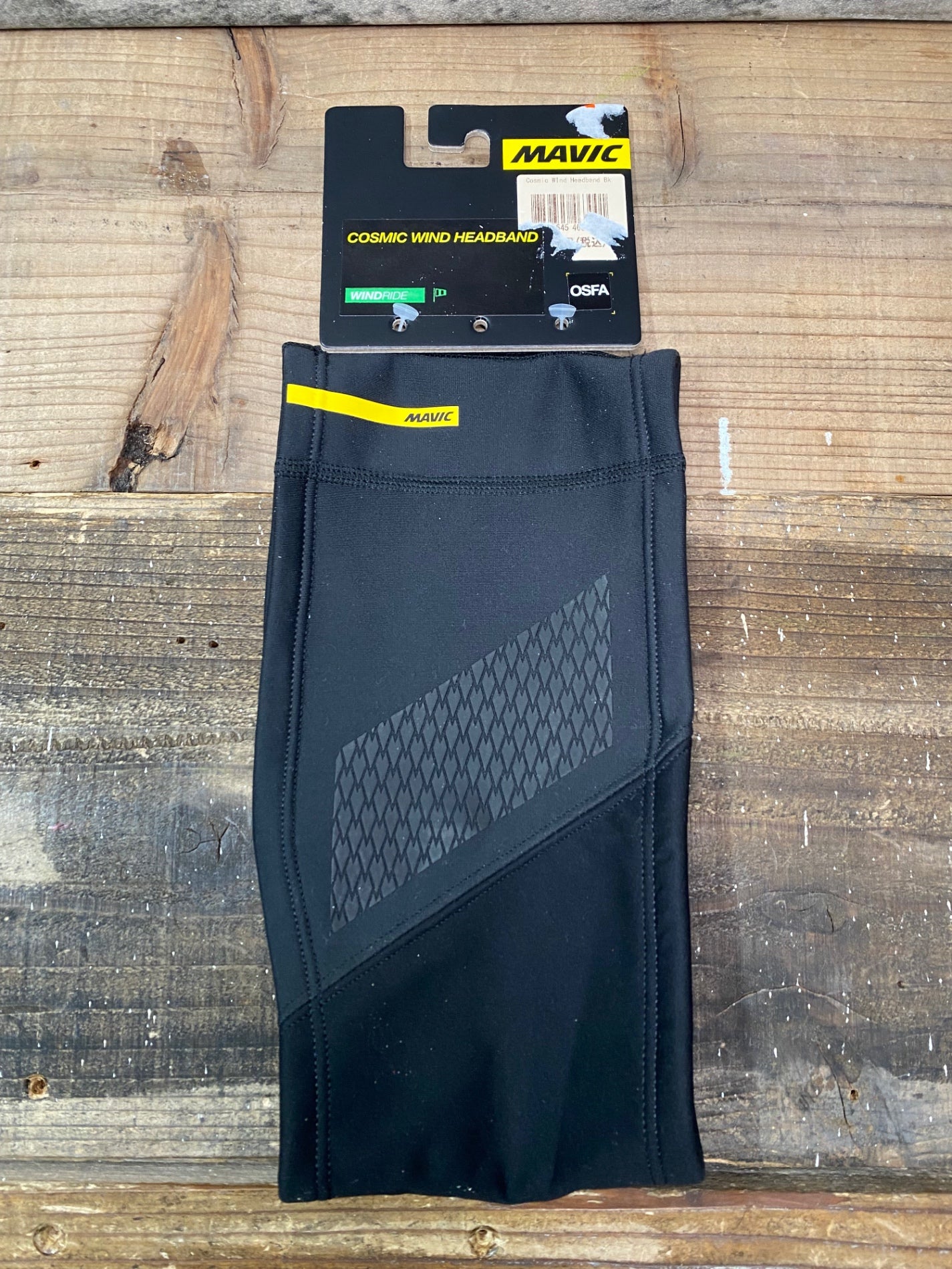 IQ200 マヴィック MAVIC ヘッドバンド 黒 裏起毛