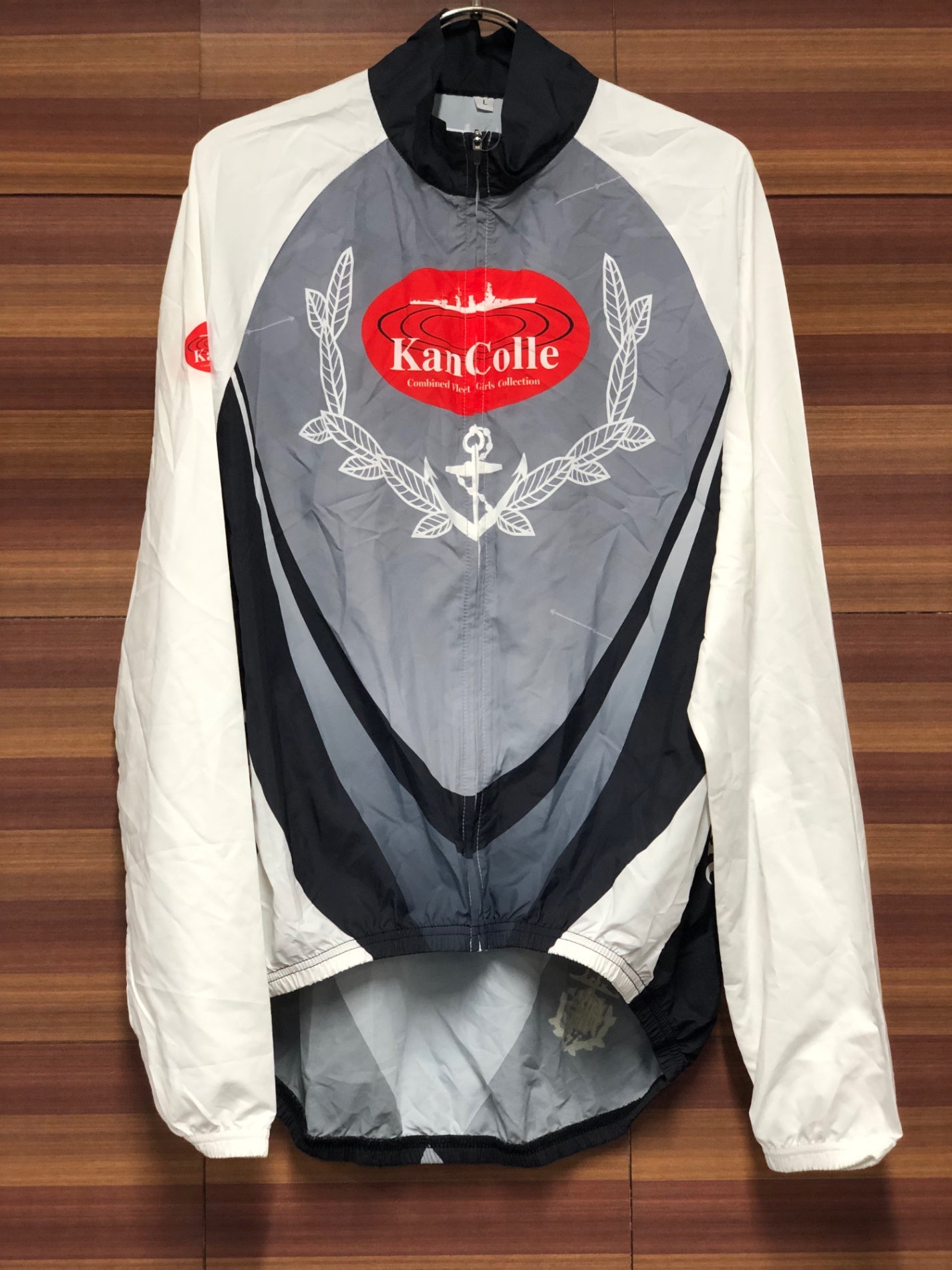 IT020 GSR Gear 長袖 ウィンドブレーカー 白 グレー L 艦隊これくしょん 痛ジャージ