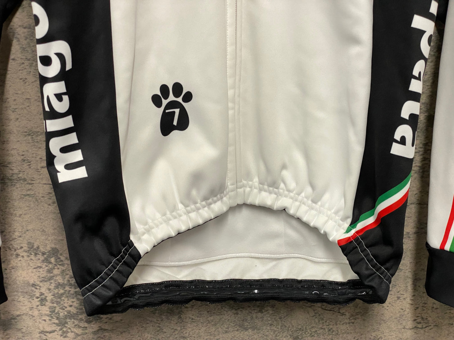 JA514 ジェッセージ GSG 長袖 サイクルジャケット 白 M 裏起毛