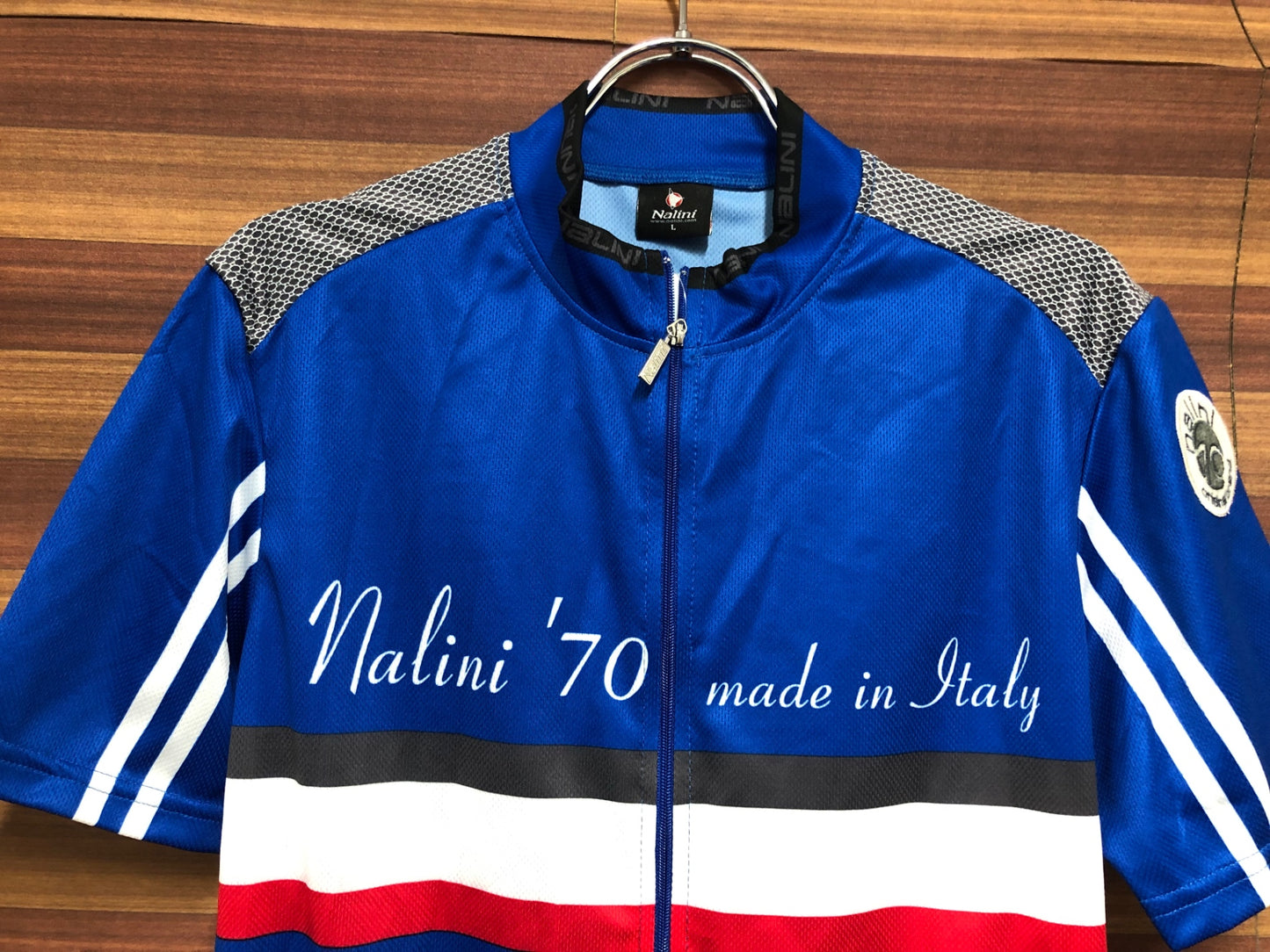IM211 ナリーニ Nalini 半袖 サイクルジャージ 青 L