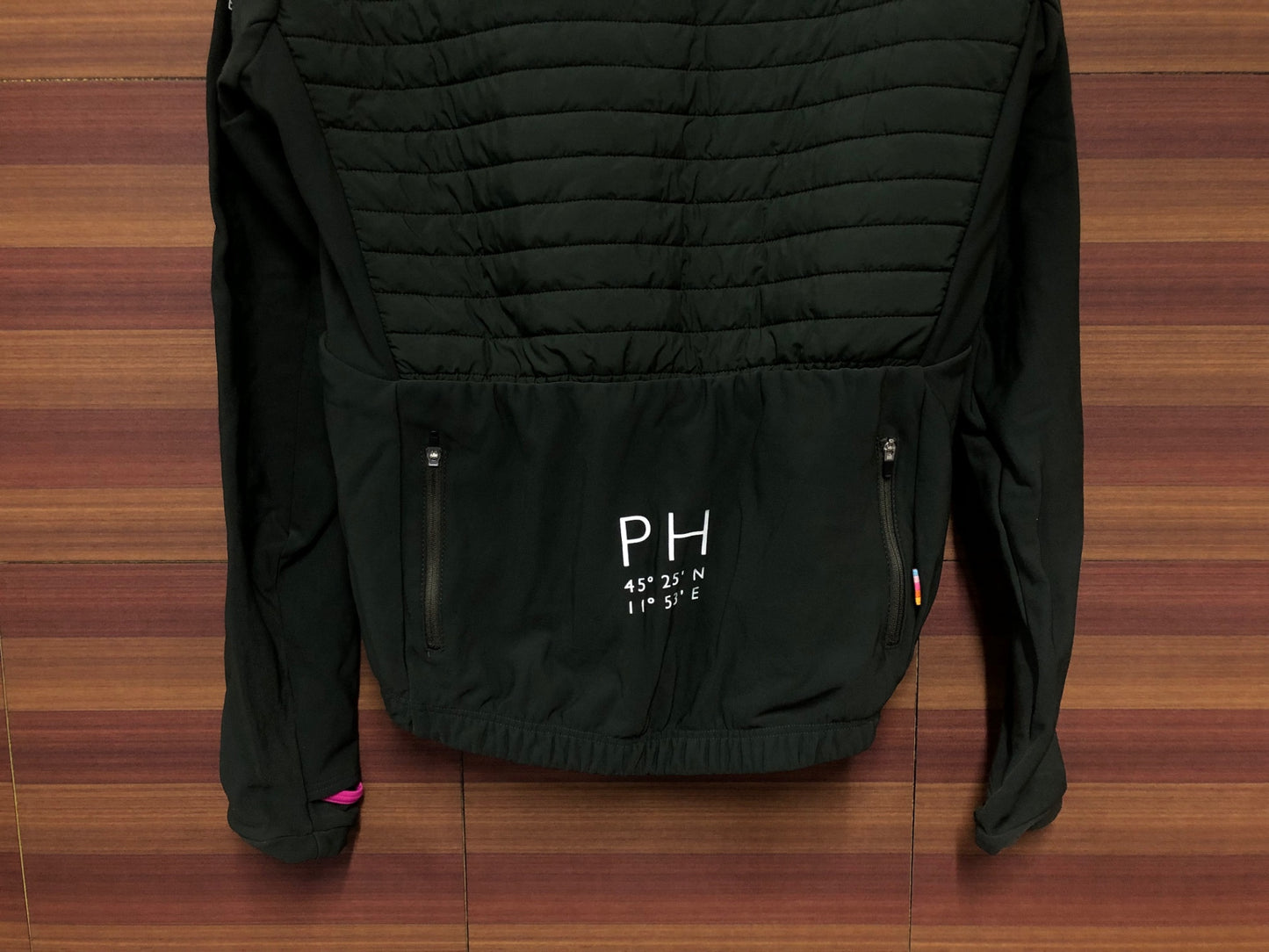 IM186 プッシュハード PUSH HARD POWER JACKET 長袖サイクルジャケット M 緑