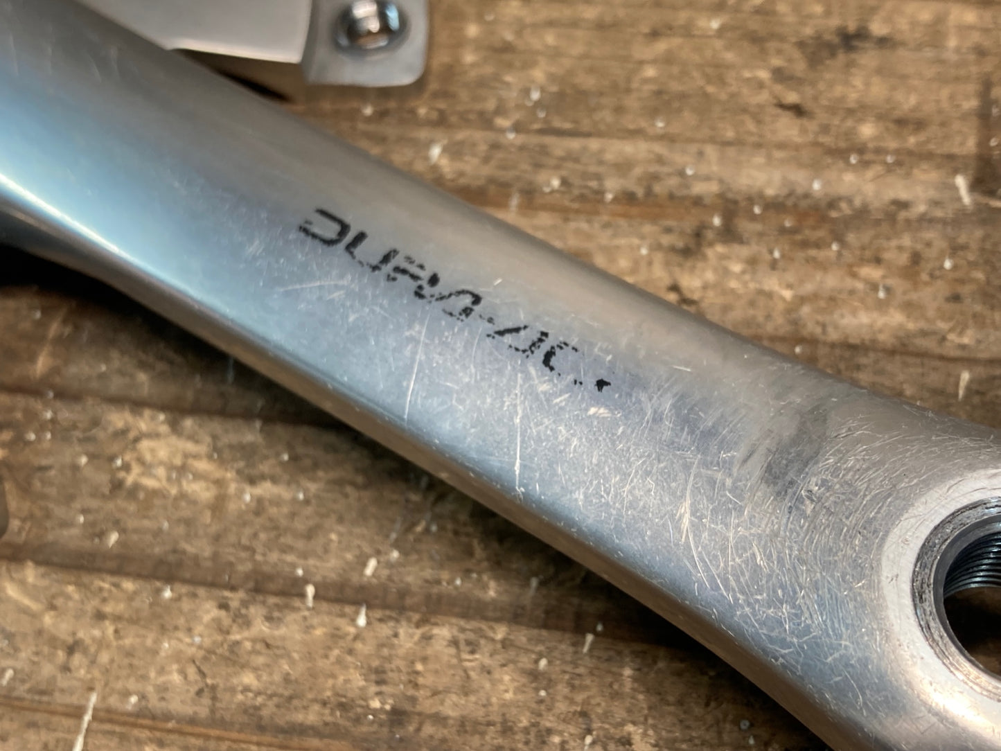 IP828 シマノ SHIMANO デュラエース DURA-ACE FC-7600 クランクアームセット 165mmPCD144 NJS ピスト トラック用