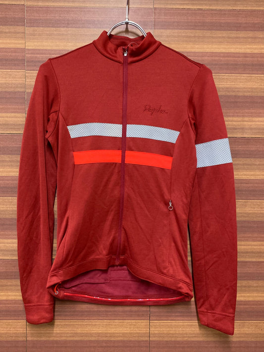 IE325 ラファ Rapha WOMEN'S BREVET LONG SLEEVE JERSEY 長袖 サイクルジャージ 赤 XXS