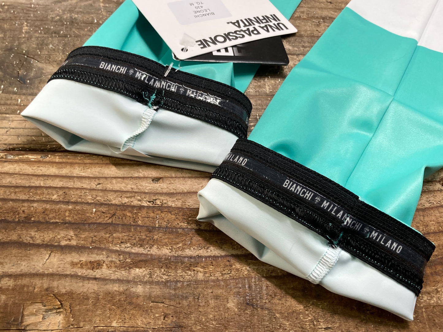 IR835 ビアンキ Bianchi アームカバー M チェレステ ※未使用