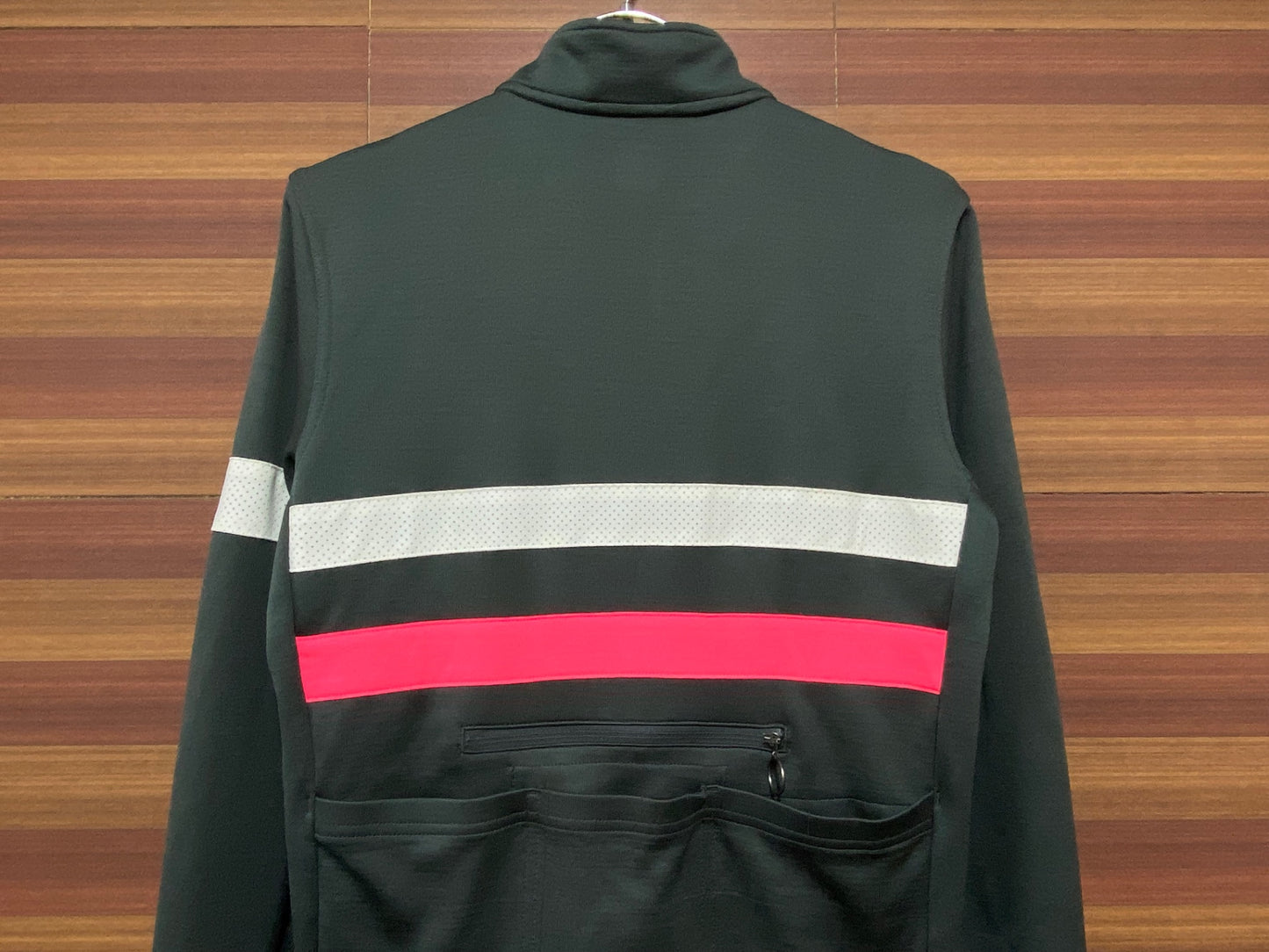 II058 ラファ Rapha BREVET JERSEY 長袖 サイクルジャージ グレー S