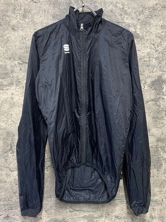 IY492 スポーツフル Sportful 長袖 ウィンドブレーカー 黒 Lサイズ