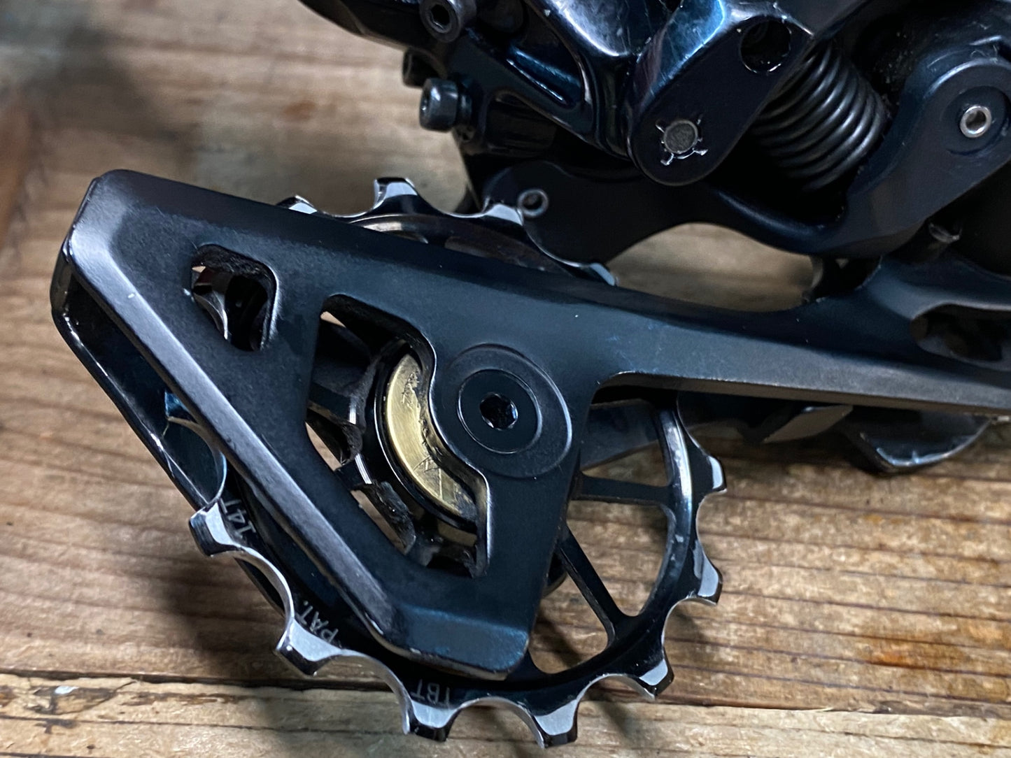 IH133 シマノ SHIMANO 105 RD-R7000 SS リアディレイラー 11S ブラック ※社外プーリー