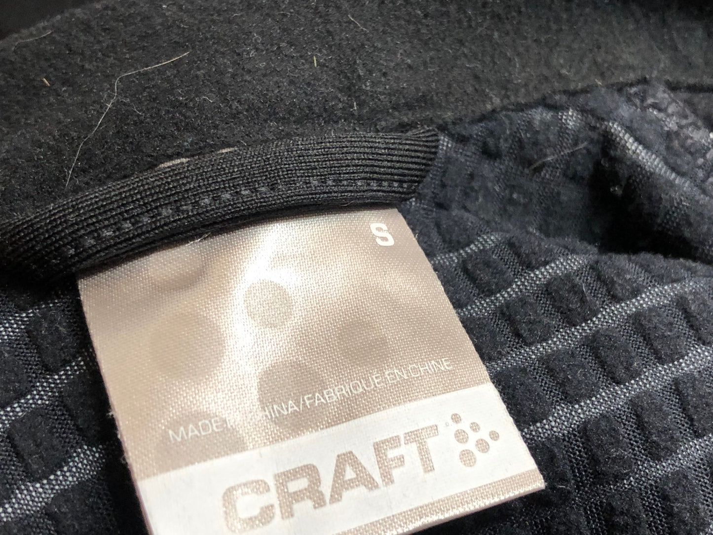 IR203 クラフト CRAFT 長袖サイクルジャケット 黒 S 裏起毛