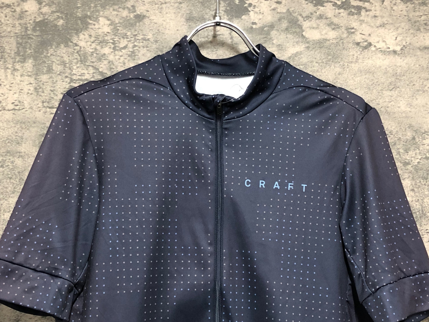 IW287 クラフト CRAFT 半袖 サイクルジャージ 黒 M ※日焼け