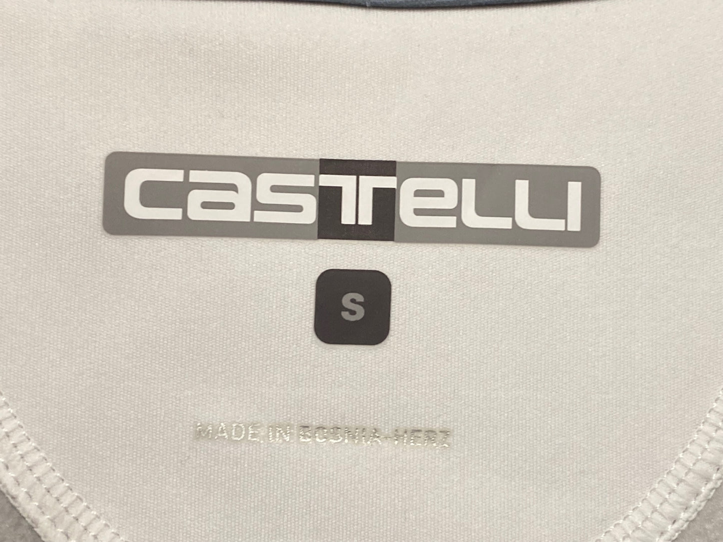 IN302 カステリ CASTELLI 裏起毛 ソフトシェルジャケット ブルー S