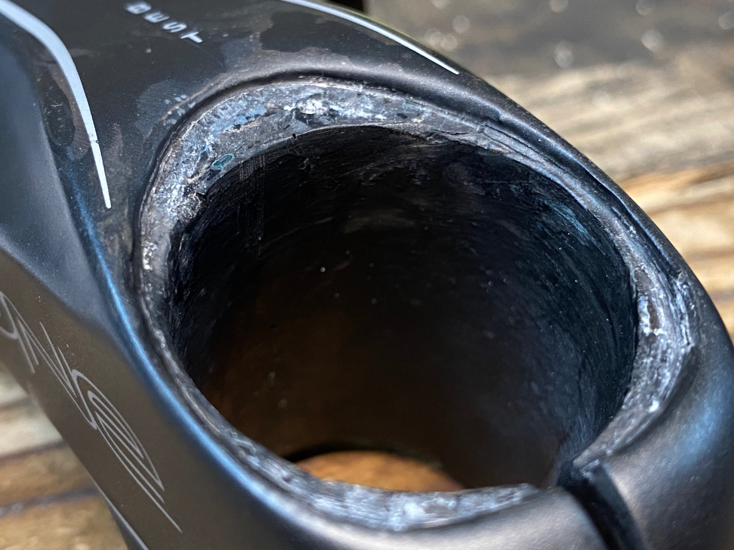 IY303 ITM X-ONE ステム カーボン 90mm Φ31.8 1-1/4 ※コラム側内ガリ傷